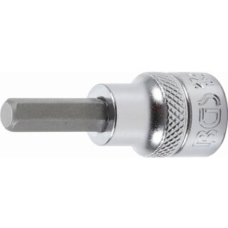 BGS technic Bit-Einsatz | Antrieb Innenvierkant 10 mm (3/8") | Innensechskant 1/4"