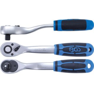 BGS technic Umschaltknarre | feinverzahnt | Abtrieb Außenvierkant 12,5 mm (1/2")
