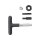 BGS technic Universal-Öldienst-Schlüssel-Satz | für Kunststoff-Ölablassschrauben | Antrieb Außensechskant 6,3 mm (1/4") / Abtrieb Außenvierkant 10 mm (3/8") | 5-tlg.
