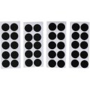 Kraftmann Klettpunkte | selbstklebend | schwarz | 40-tlg.
