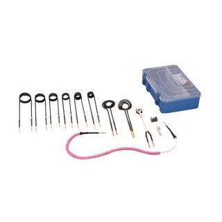 Induktions-Heizspulen Set – 8 Stück, Für Mini-Heizgerät, 3 Größen (3/4/5 Cm), 750°C Max., Inkl. 2 Ersatzdrähte & Box