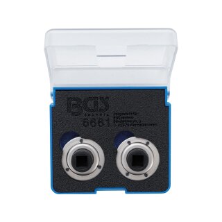 BGS technic Bremskolben-Rückstelladapter-Satz | universal | mit 2 & 3 Stiften | 2-tlg.