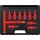 BGS technic VDE-Bit-Einsatz-Satz | Antrieb Innenvierkant 12,5 mm (1/2") | T-Profil (für Torx) T20 - T55 | 10-tlg.
