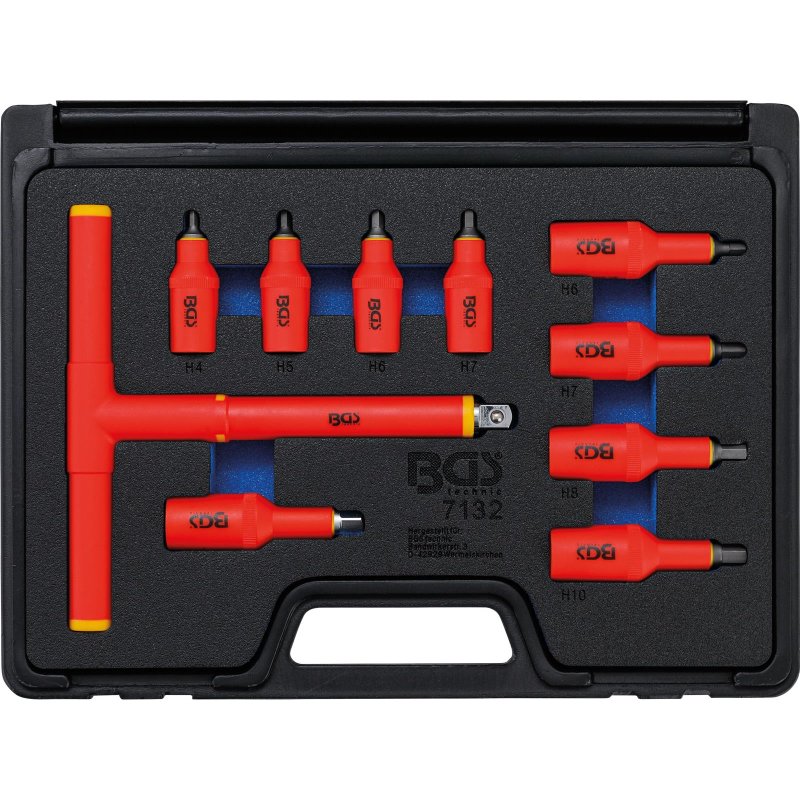 BGS Torx Werkzeuge Werkzeugkoffer 84 tlg Schlüssel Schraubendreher Nüsse Bits 