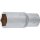 BGS technic Steckschlüssel-Einsatz Sechskant, tief | Antrieb Innenvierkant 12,5 mm (1/2") | SW 23 mm