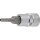 BGS technic Bit-Einsatz | Antrieb Innenvierkant 6,3 mm (1/4") | Innensechskant mit Bohrung 3 mm
