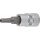 BGS technic Bit-Einsatz | Antrieb Innenvierkant 6,3 mm (1/4") | Innensechskant mit Bohrung 4 mm
