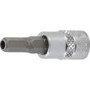 BGS technic Bit-Einsatz | Antrieb Innenvierkant 6,3 mm (1/4") | Innensechskant mit Bohrung 5 mm