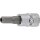 BGS technic Bit-Einsatz | Antrieb Innenvierkant 6,3 mm (1/4") | Innensechskant mit Bohrung 5 mm