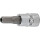 BGS technic Bit-Einsatz | Antrieb Innenvierkant 6,3 mm (1/4") | Innensechskant mit Bohrung 5 mm