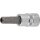 BGS technic Bit-Einsatz | Antrieb Innenvierkant 6,3 mm (1/4") | Innensechskant mit Bohrung 6 mm