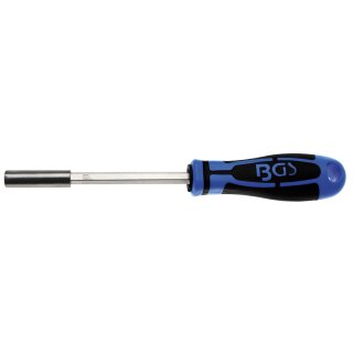 BGS technic Drehgriff für Bits | Abtrieb Innensechskant 6,3 mm (1/4") | 200 mm