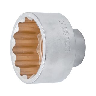 BGS technic Steckschlüssel-Einsatz Zwölfkant | Antrieb Innenvierkant 20 mm (3/4") | SW 70 mm