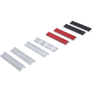 BGS technic Schraubstock-Schutzbacken-Satz | Aluminium | 150 mm | 8-tlg.