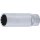 BGS technic Steckschlüssel-Einsatz Zwölfkant, tief | Antrieb Innenvierkant 6,3 mm (1/4") | SW 13 mm