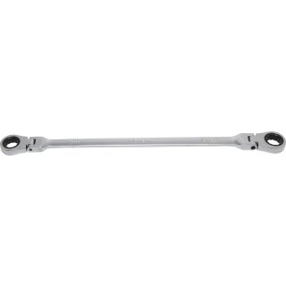 BGS technic Doppel-Ratschen-Gelenkschlüssel | SW 17 x 19 mm