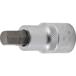 BGS technic Bit-Einsatz | Länge 55 mm | Antrieb Innenvierkant 12,5 mm (1/2") | Innensechskant 3/8"