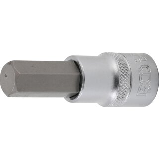 BGS technic Bit-Einsatz | Länge 70 mm | Antrieb Innenvierkant 12,5 mm (1/2") | Innensechskant 9/16"