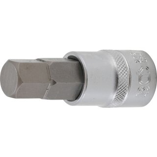 BGS technic Bit-Einsatz | Länge 70 mm | Antrieb Innenvierkant 12,5 mm (1/2") | Innensechskant 5/8"