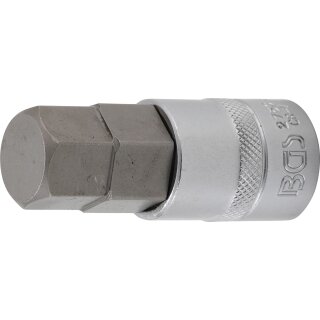 BGS technic Bit-Einsatz | Länge 70 mm | Antrieb Innenvierkant 12,5 mm (1/2") | Innensechskant 13/16"