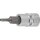 BGS technic Bit-Einsatz | Antrieb Innenvierkant 6,3 mm (1/4") | Innensechskant mit Bohrung 2,5 mm