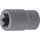 BGS technic Steckschlüssel-Einsatz E-Profil | Antrieb Innenvierkant 10 mm (3/8") | SW E14