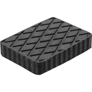 BGS technic Gummiauflage | für Hebebühnen | 160 x 120 x 30 mm