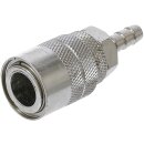 BGS technic Druckluft-Schnellkupplung mit 6 mm Schlauchanschluss | USA / Frankreich