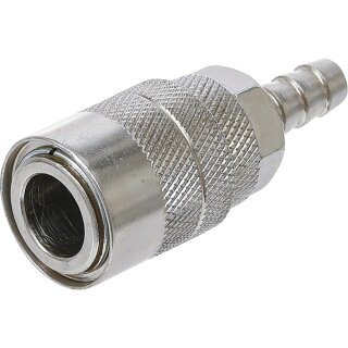 BGS technic Druckluft-Schnellkupplung mit 8 mm (5/16") Schlauchanschluss | USA / Frankreich