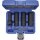 BGS technic Kraft-Spezial-Steckschlüssel-Wendeeinssatz-Satz | Sechskant & Schraubendreher 17 - 19 - 21mm | 12.5 mm (1/2") | 3-tlg.
