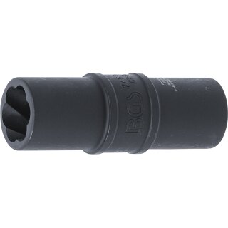 BGS technic Kraft-Spezial-Schraubenausdreh-Wendeeinsatz 17 mm | 12,5 mm (1/2")