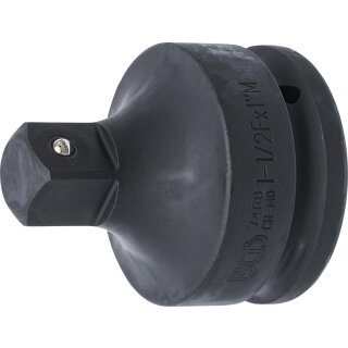 BGS technic Kraft-Steckschlüssel-Adapter | Innenvierkant 38 mm (1 1/2") - Außenvierkant 25 mm (1")