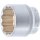 BGS technic Steckschlüssel-Einsatz Zwölfkant | Antrieb Innenvierkant 12,5 mm (1/2") | SW 41 mm 