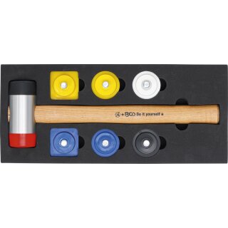 Kraftmann Wechselkopf-Hammer-Satz | Ø 43 mm | 9-tlg.