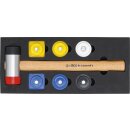 Kraftmann Wechselkopf-Hammer-Satz | Ø 43 mm | 9-tlg.