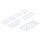 Kraftmann Dekorations-Clip-Sortiment | transparent | 20-tlg.