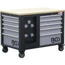 BGS technic Werkstattwagen | 2 x 5 Schubladen | 1 Schrank...