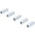 BGS technic Gewinde-Reparaturhülsen | Innengewinde M6 x 1 / Aussengewinde M8 x 1 | 5-tlg.
