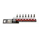 SONIC 1/4`` Torx-Bit-Set mit Kugel im Magazin 7-tlg.