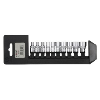 SONIC 1/4`` Nüsse 6-kant Set, 10-tlg.