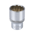 SONIC 1/4`` Nuss-Set 12-kant im Magazin 12-tlg.