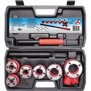 Kraftmann Schneidkluppen-Satz | 1/4" - 1 1/4" | 8-tlg.