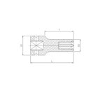 SONIC 3/4`` Schlagschraub-Nuss, Torx, E20