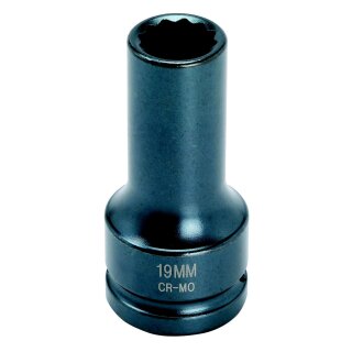 SONIC 3/4`` Schlagschraub-Nuss, 12-kant, 19mm