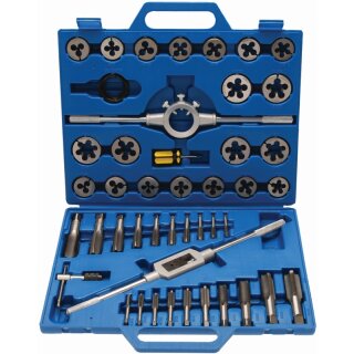 BGS technic Gewindeschneid-Satz | Zoll | 1/4" - 1" | 45-tlg.