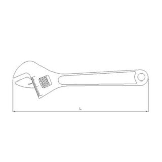 SONIC Verstellbarer Schraubenschlüssel, 250mm