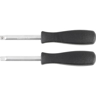 BGS technic Drehgriff | Abtrieb Außenvierkant 6,3 mm (1/4") | 150 mm