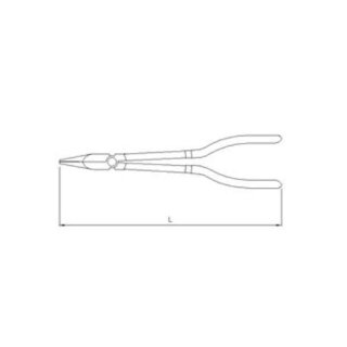SONIC Spitzzange gebogen, 90°, 11``