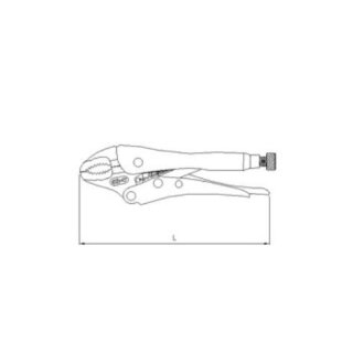 SONIC Gripzange, gebogen, 125mmL