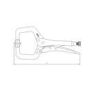 SONIC Gripzange, bewegliche Spannbacken, 150mmL